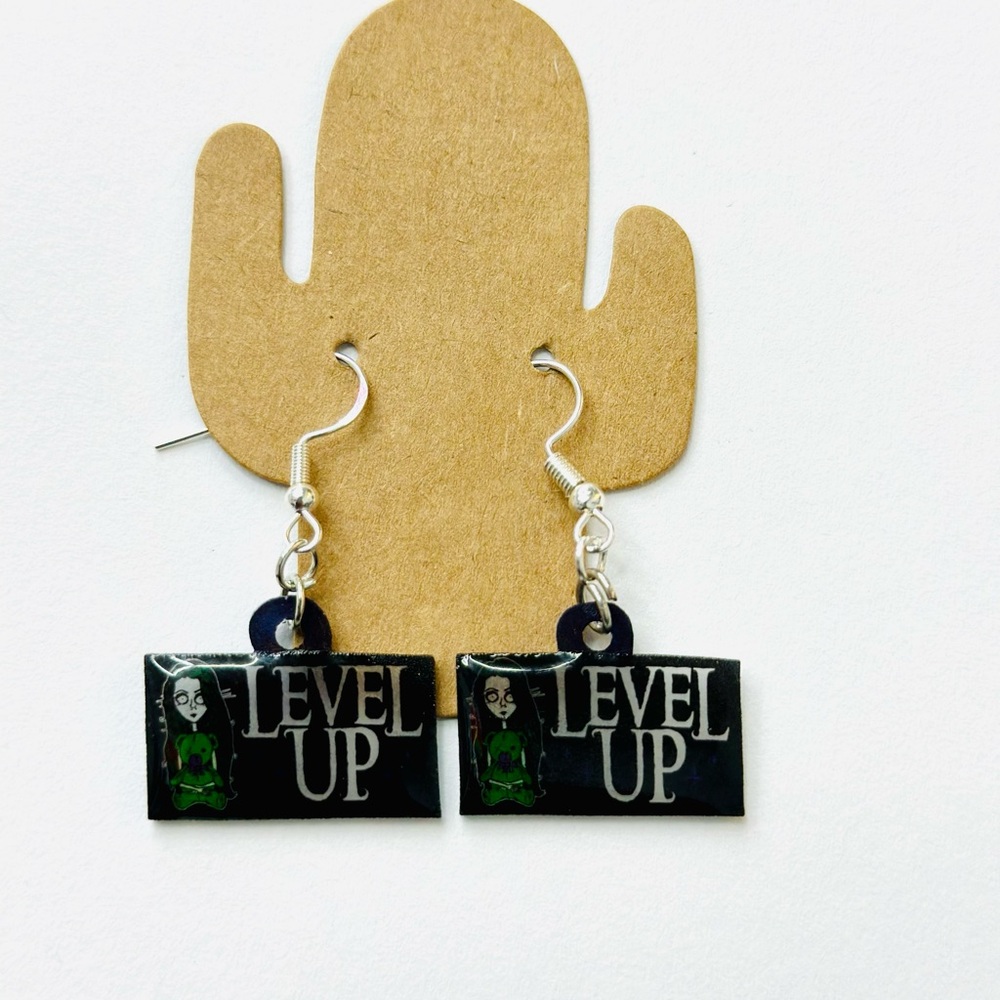 Level up earring & sticker bundle - Picture 3 of 3